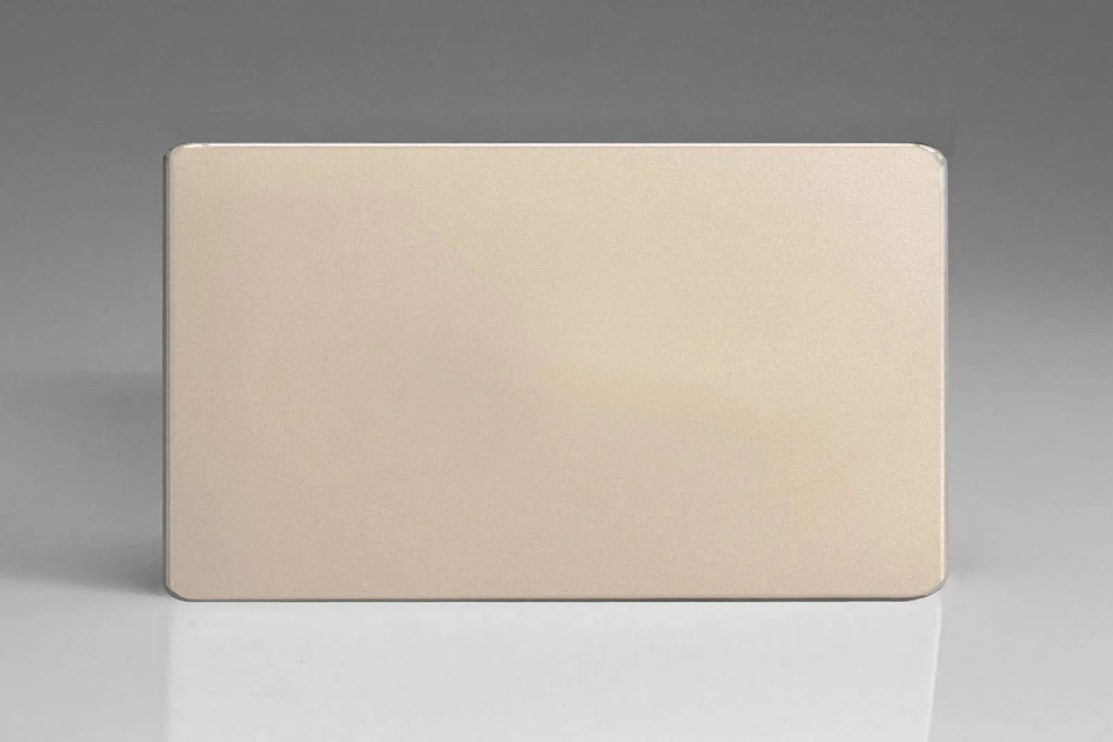 Varilight Double Blank Plate Satin Chrome XDNDBS