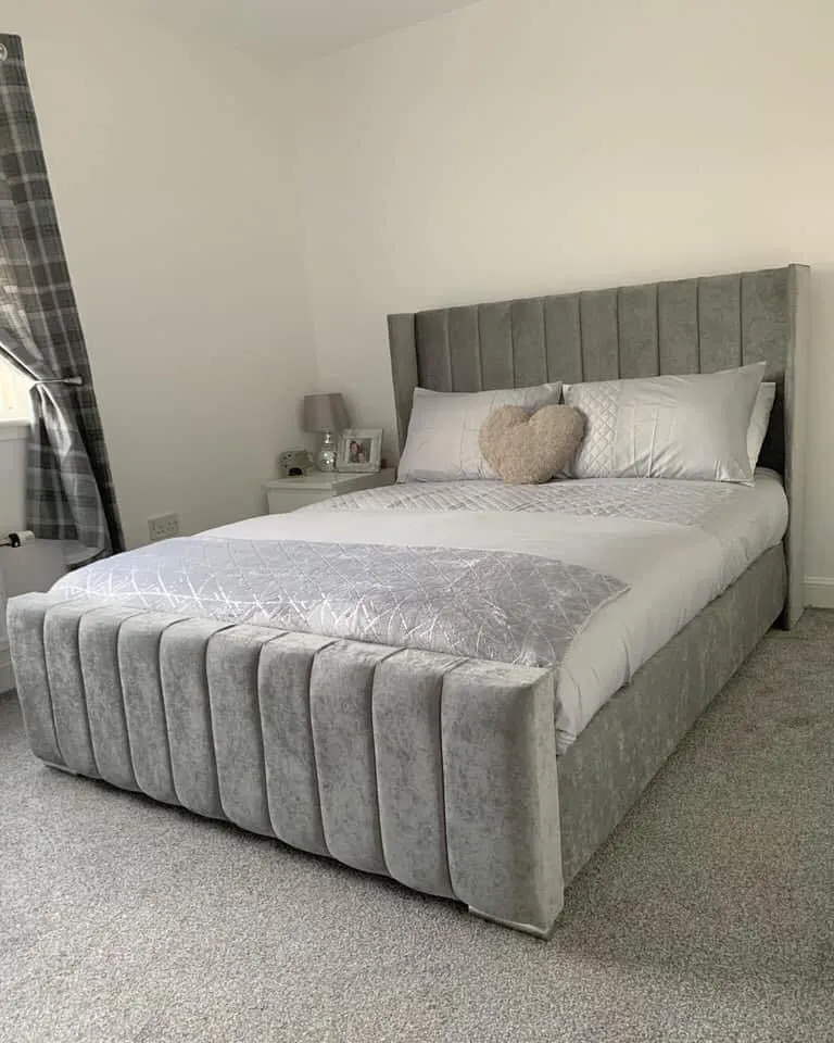 Victoria Wingback Panel Bed Frame
