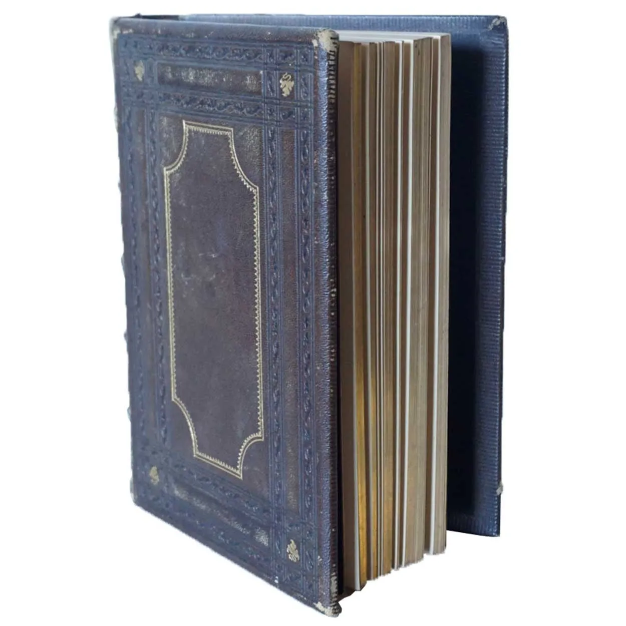 Victorian Leather Bound Book: Sacred Allegories by Reverend William Adams