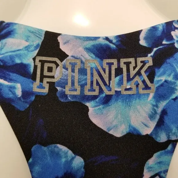 Victoria's Secret PINK bra Medium Ultimate Lightly Lined floral print pullover