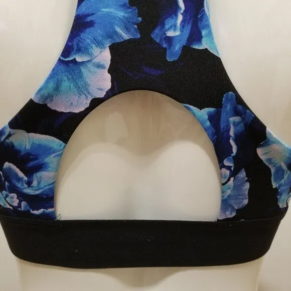 Victoria's Secret PINK bra Medium Ultimate Lightly Lined floral print pullover