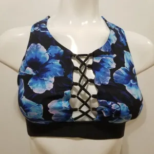 Victoria's Secret PINK bra Medium Ultimate Lightly Lined floral print pullover