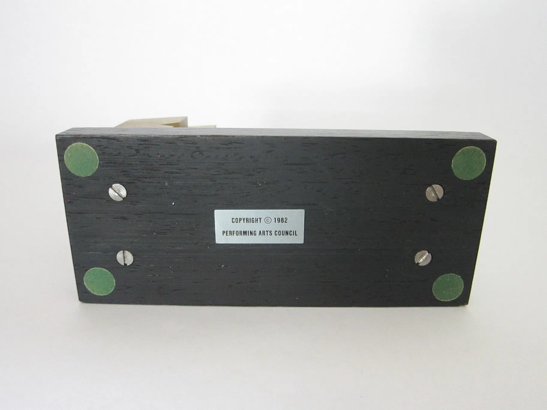 Vintage Abstract Metal Bravo Award for John C Deichman
