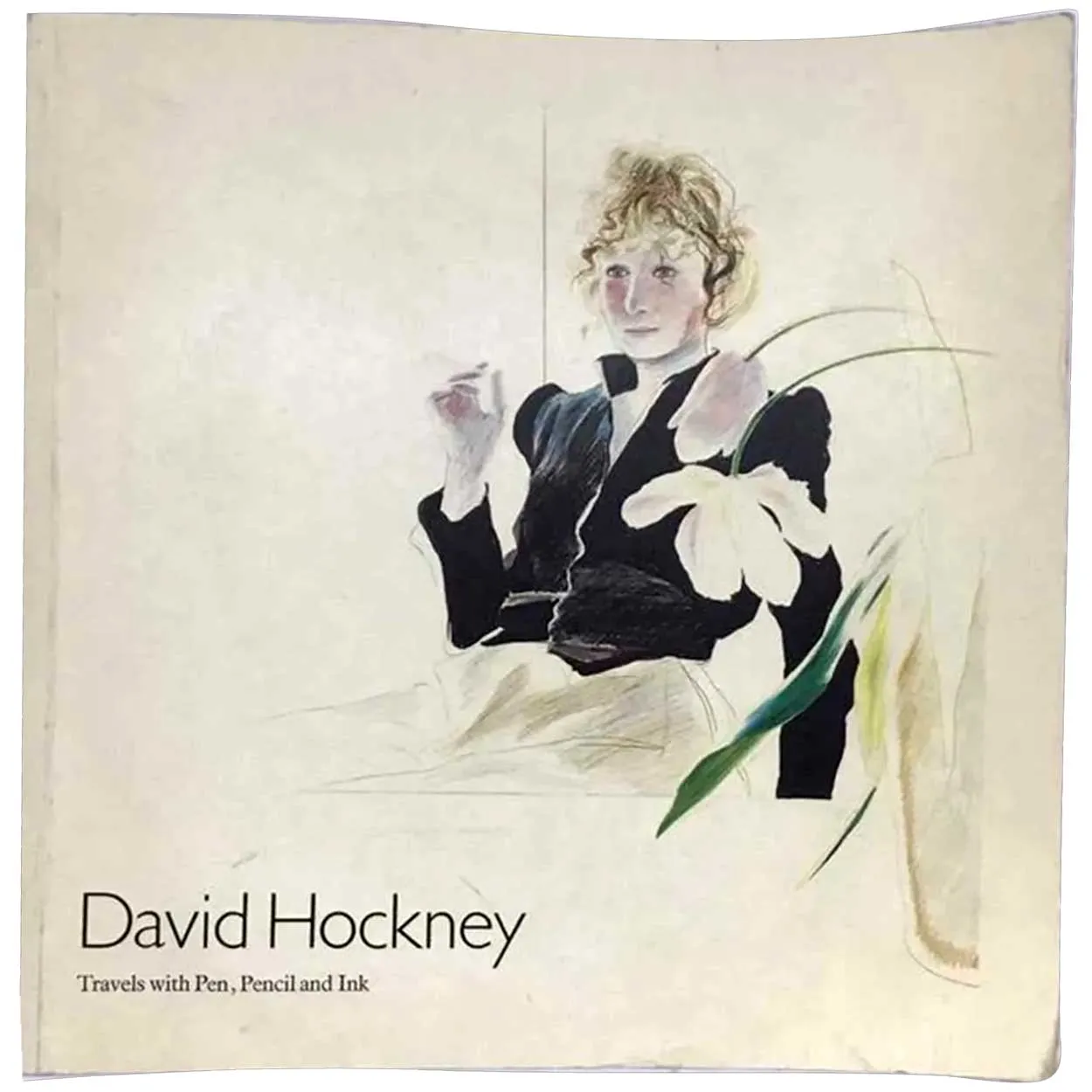 Vintage Art History Book: David Hockney - Travels with Pen, Pencil and Ink