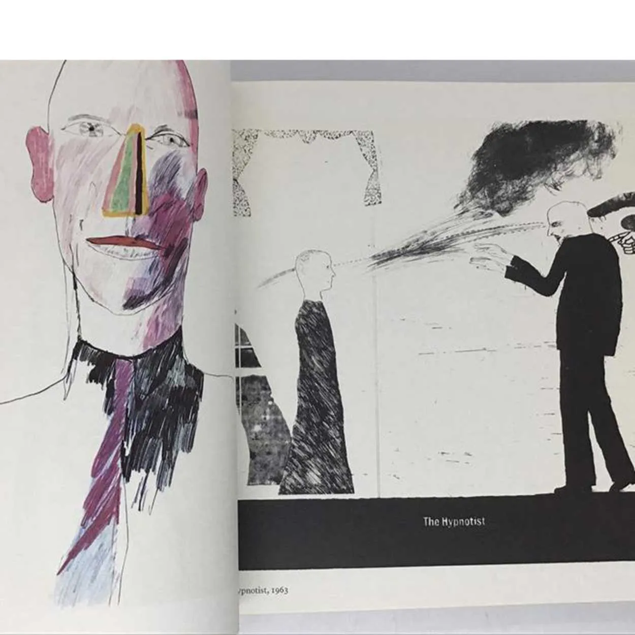 Vintage Art History Book: David Hockney - Travels with Pen, Pencil and Ink