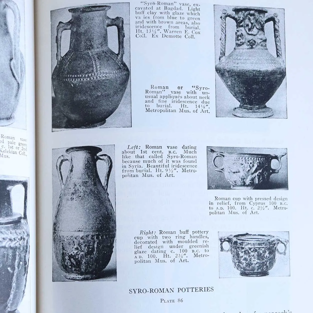 Vintage Book: The Book of Pottery and Porcelain by Warren E. Cox