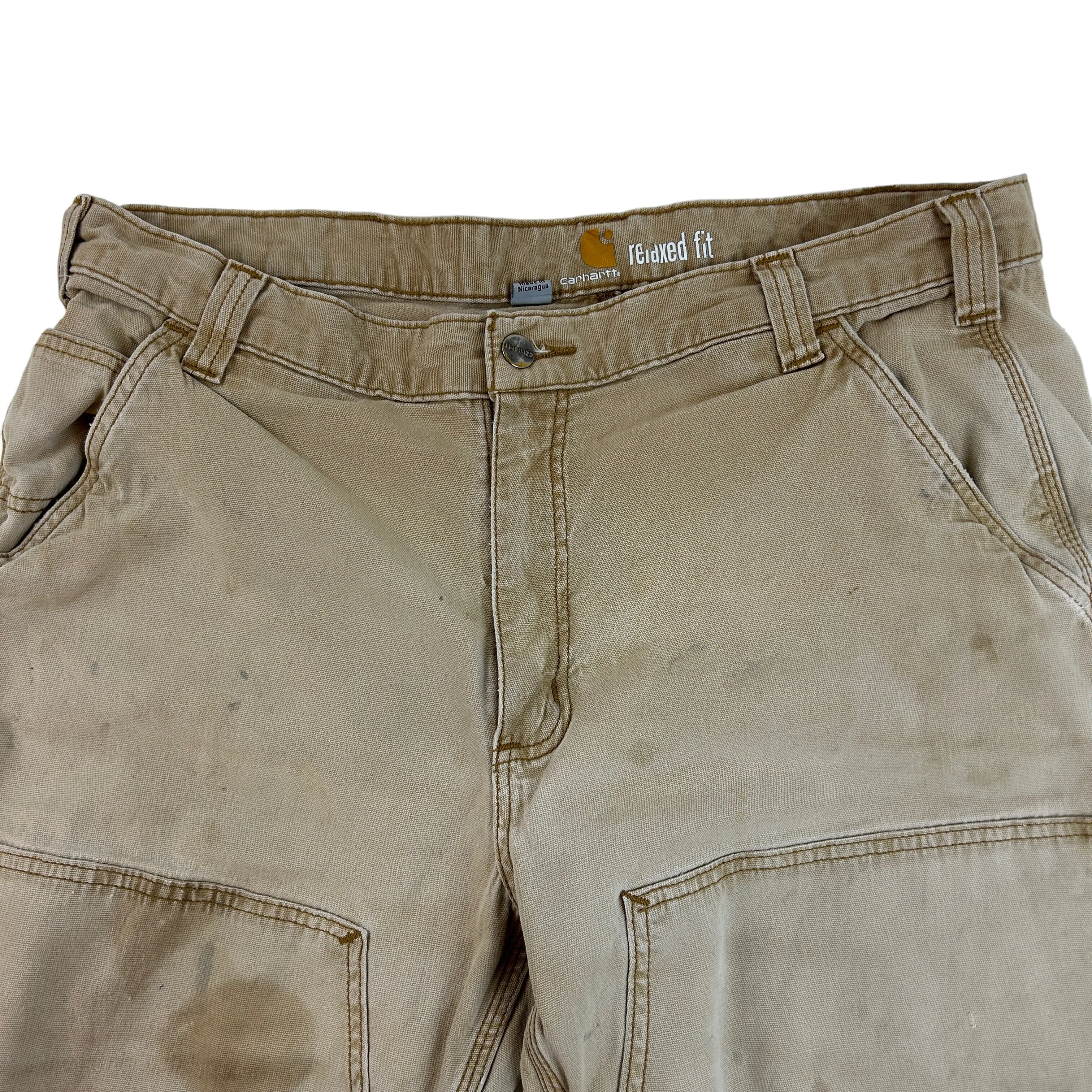 Vintage Carhartt Tan Relaxed Fit Double Knee