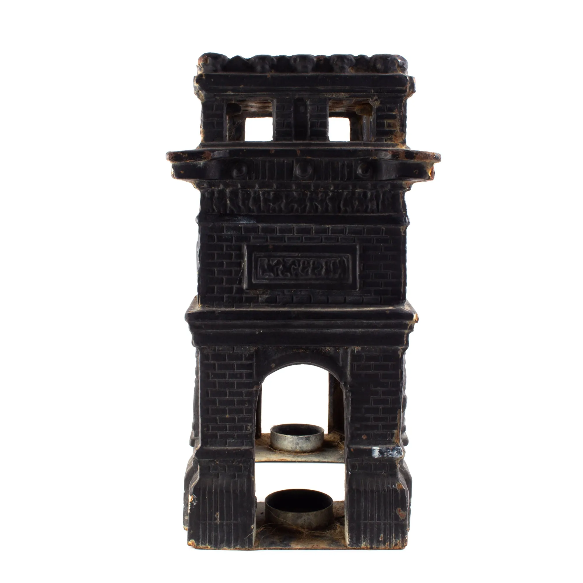 Vintage French Iron Arc di Triomphe Candle Holder
