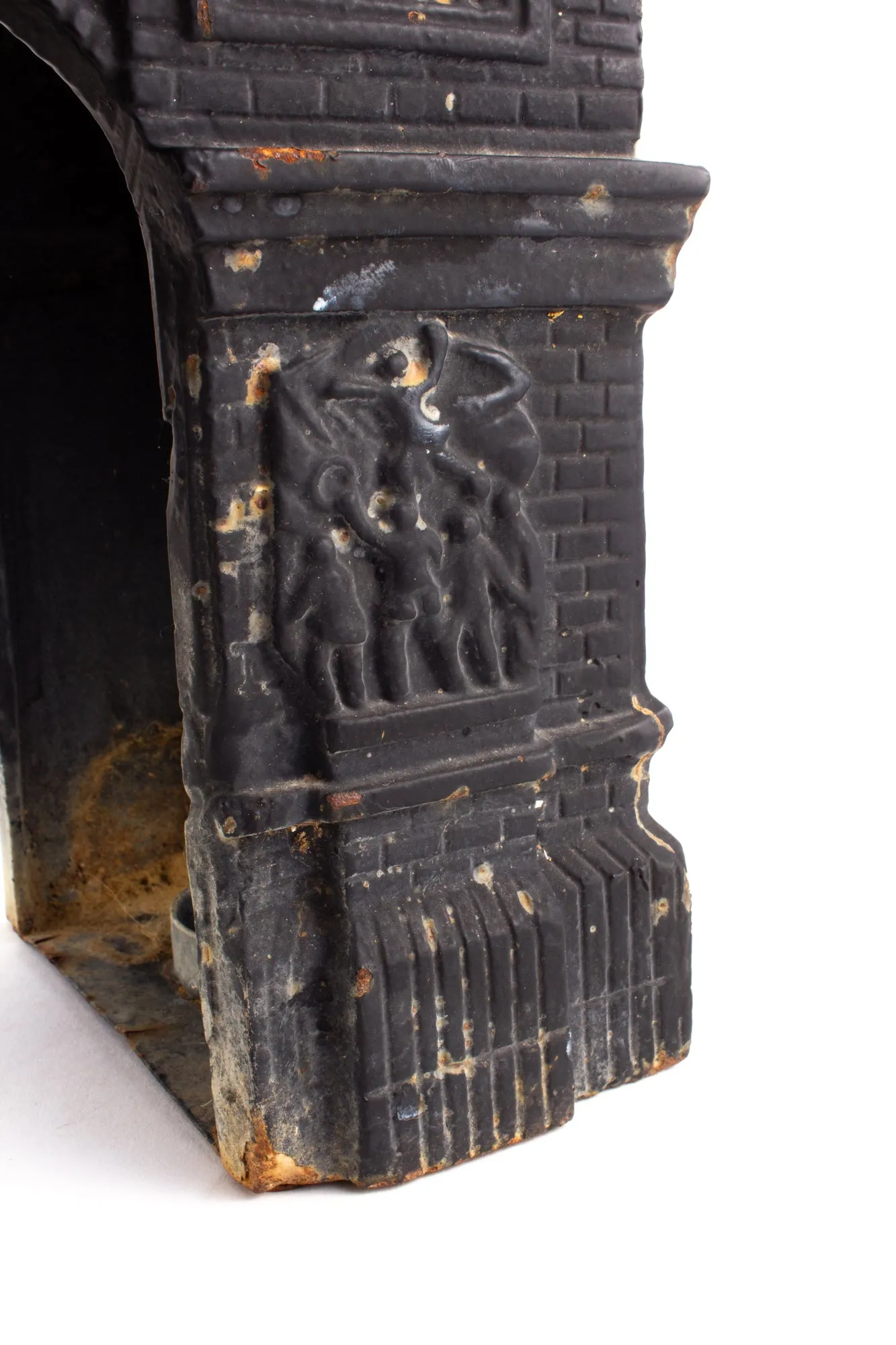 Vintage French Iron Arc di Triomphe Candle Holder