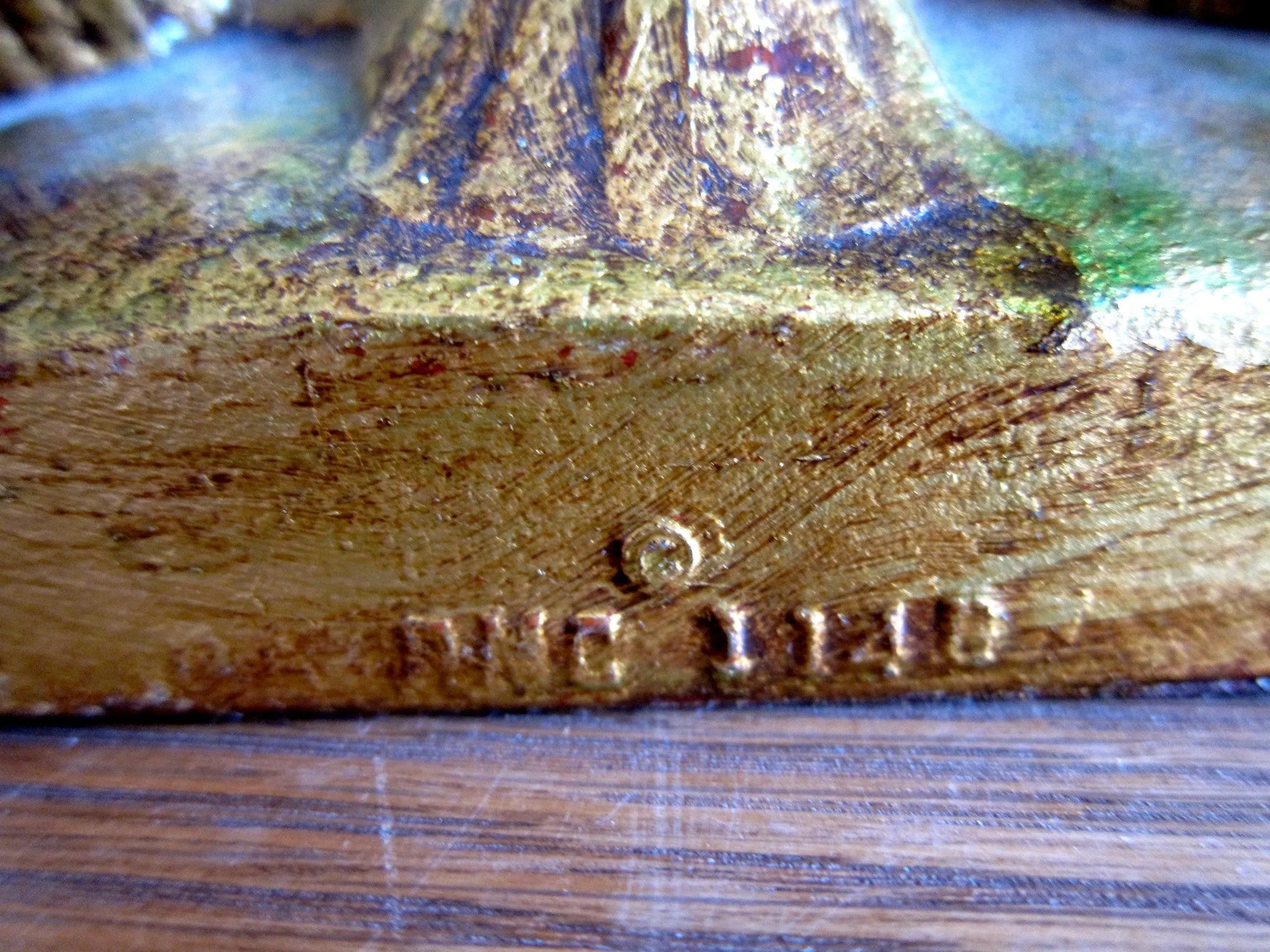 Vintage Gold Eagle Statue Bookends by PMC Craftsman Company