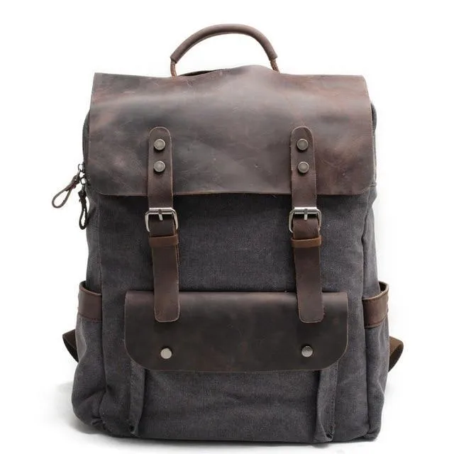 Vintage Multifunction Backpack