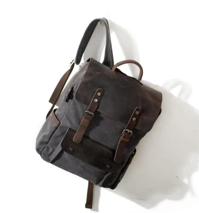 Vintage Multifunction Backpack