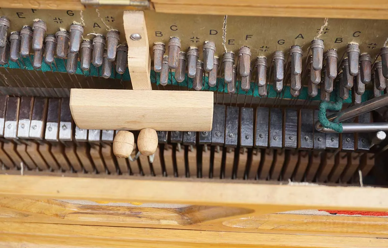 Vintage Spanish Enrique Salva Miniature Hurdy-Gurdy Street Piano Cart