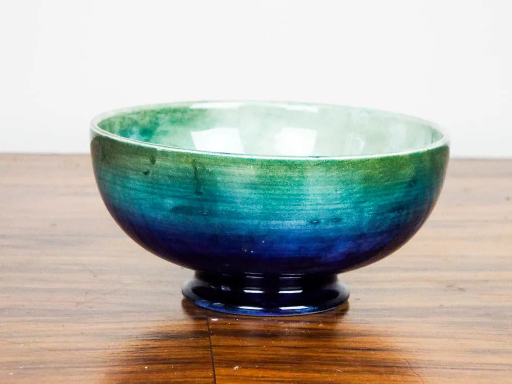 Vintage William Moorcroft Glazed Pottery Dish