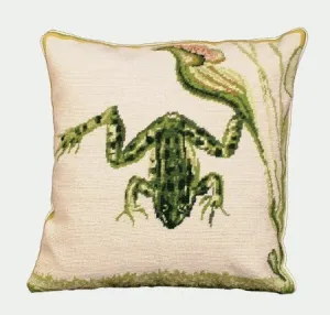 Water Frog Decorative Pillow