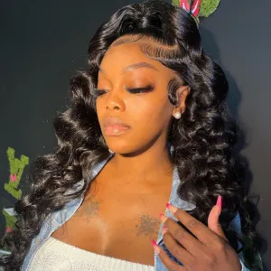 Wavymy 5x5 Lace Closure Virgin Human Hair Loose Wave With 3 Bundles