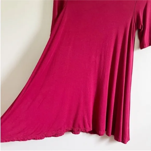 We the Free Jacqueline dress red mini flowy tunic cutout flared