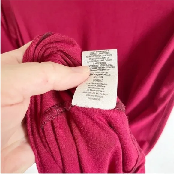 We the Free Jacqueline dress red mini flowy tunic cutout flared
