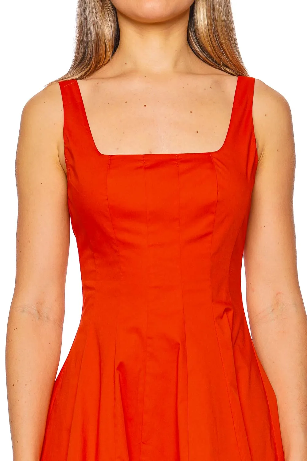 Wells Cayenne Cotton Mini Dress