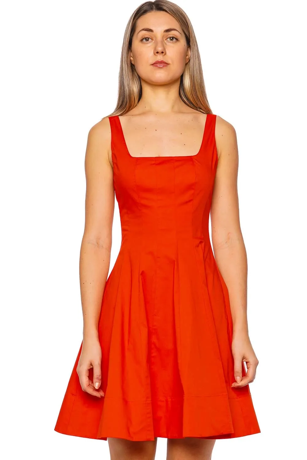 Wells Cayenne Cotton Mini Dress