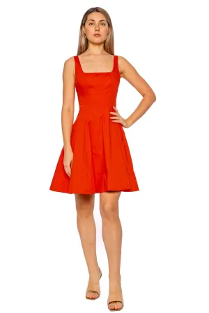 Wells Cayenne Cotton Mini Dress