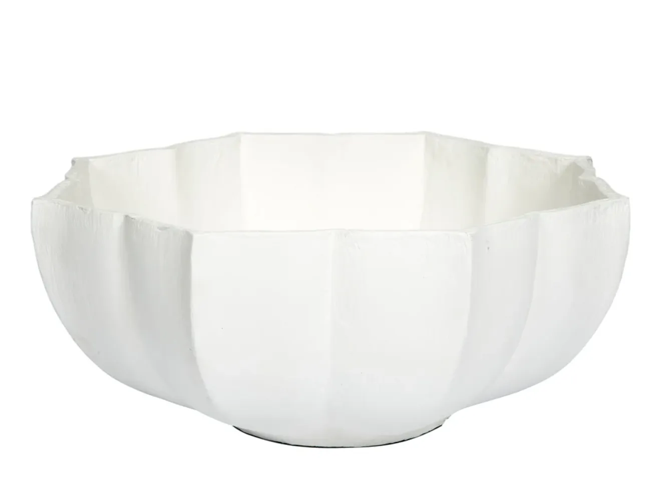 White Gesso Decorative Bowl