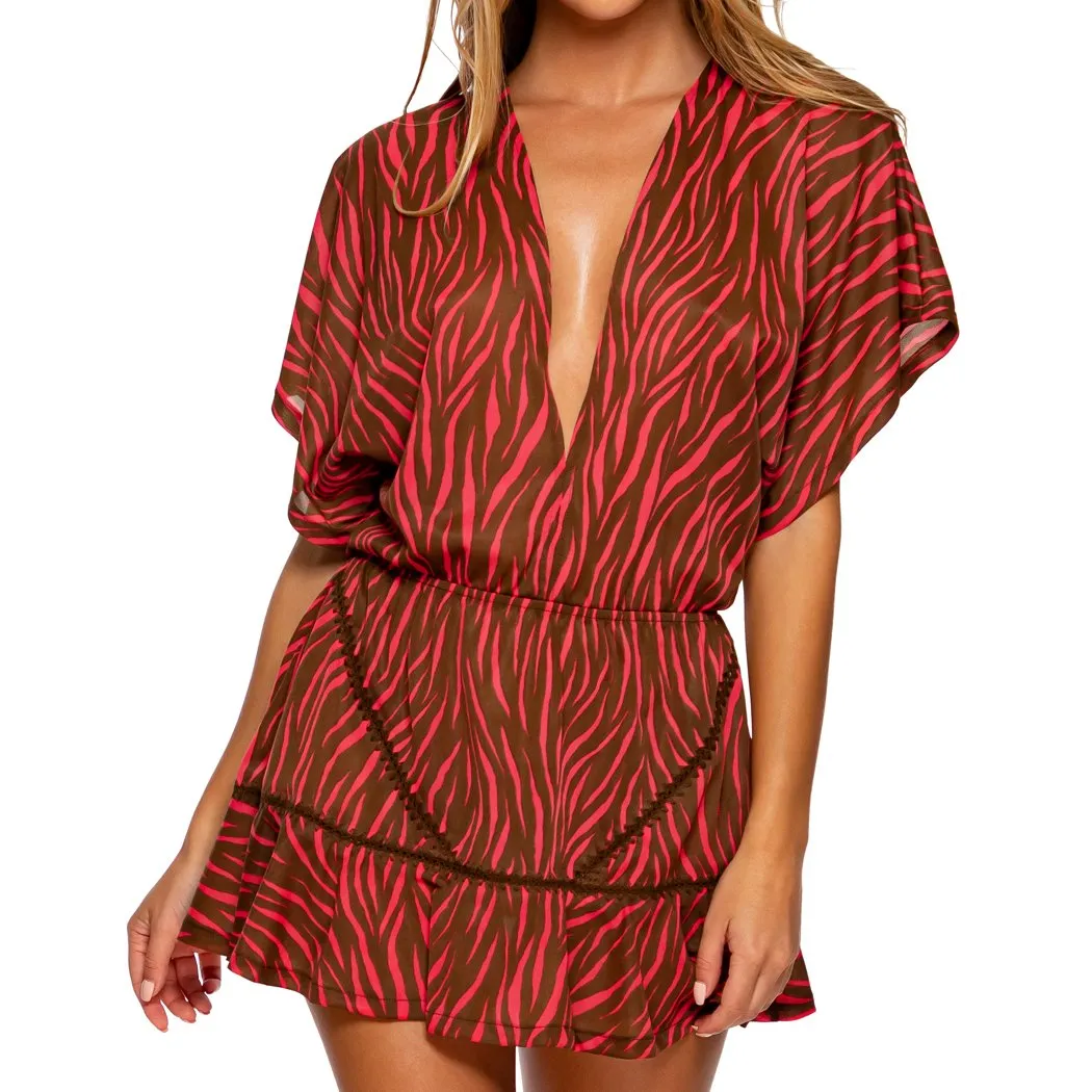 WILD LOVE - Playera Ruffle Dress