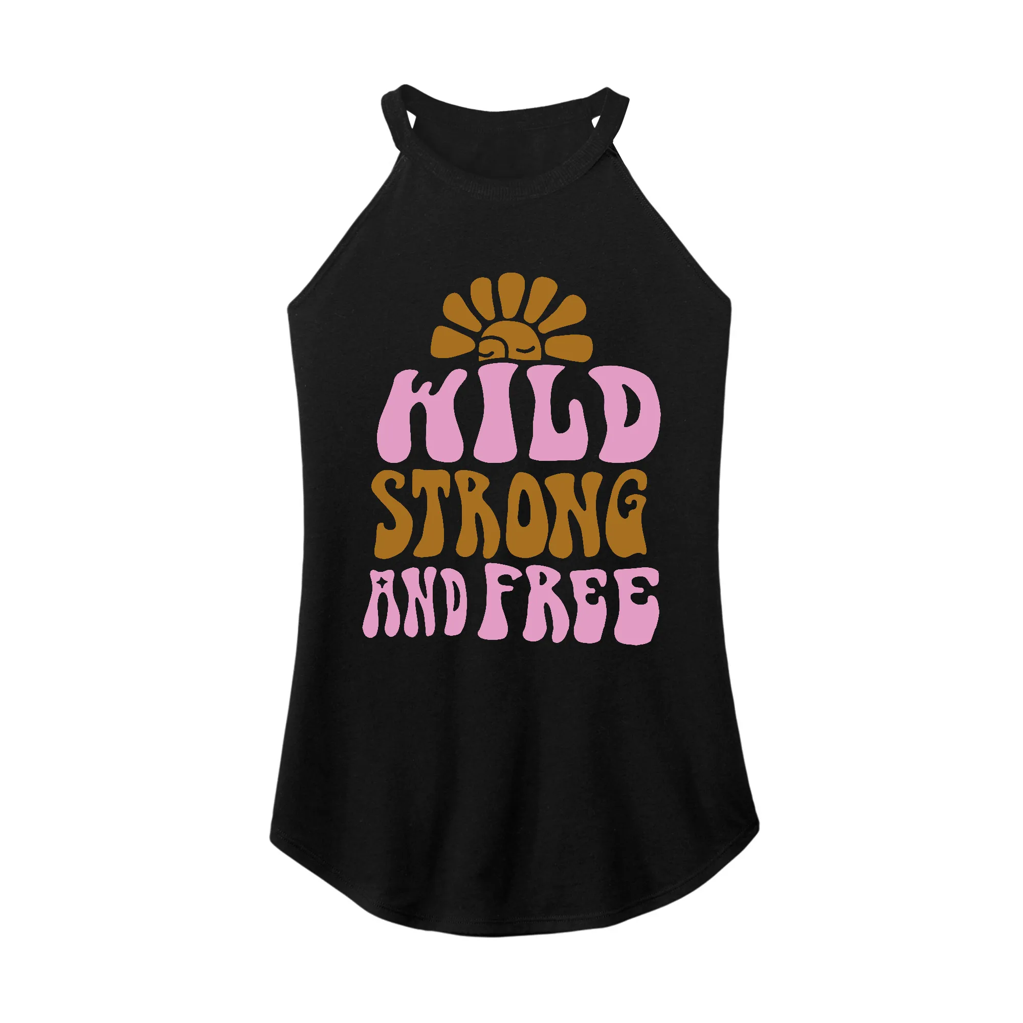 Wild Strong and Free Rocker Tank Top