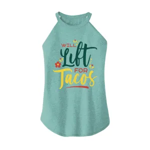 Will Lift for Tacos Rocker Tank Top
