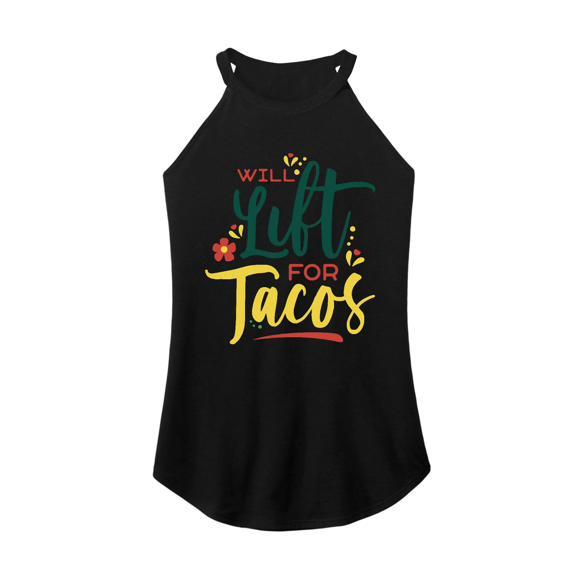 Will Lift for Tacos Rocker Tank Top
