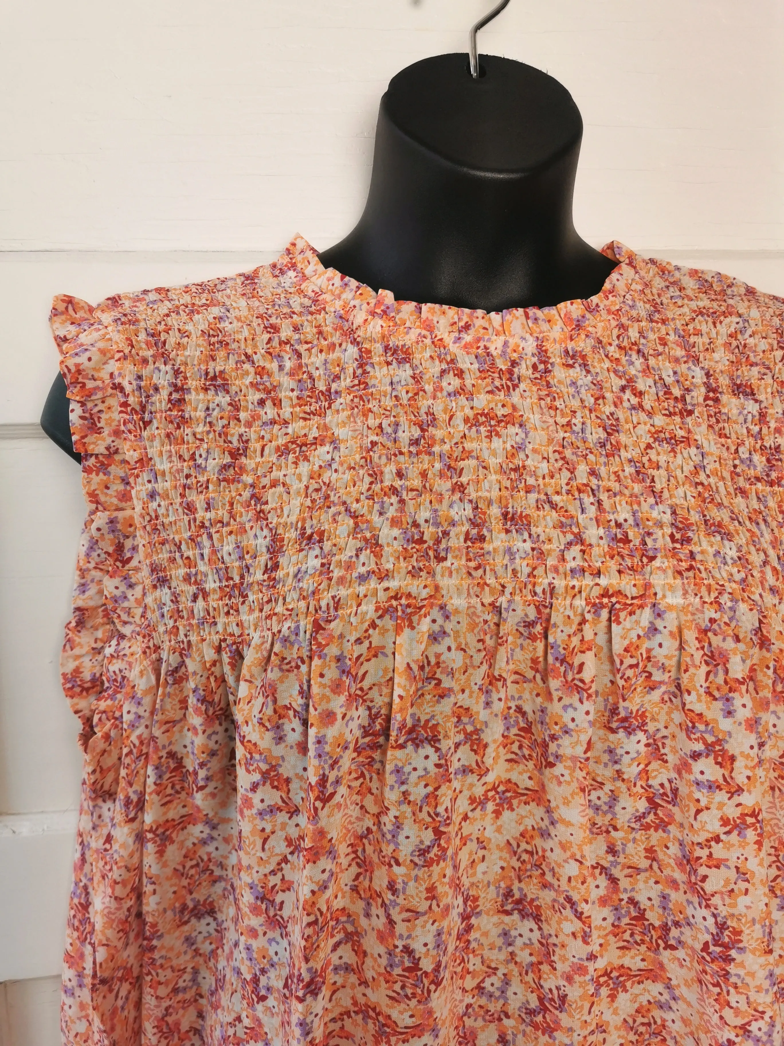 WOMENS PLUS SIZE 2X (18/20) - PAPILLON, Short Sleeve, Flowy Summer Top NWT B58