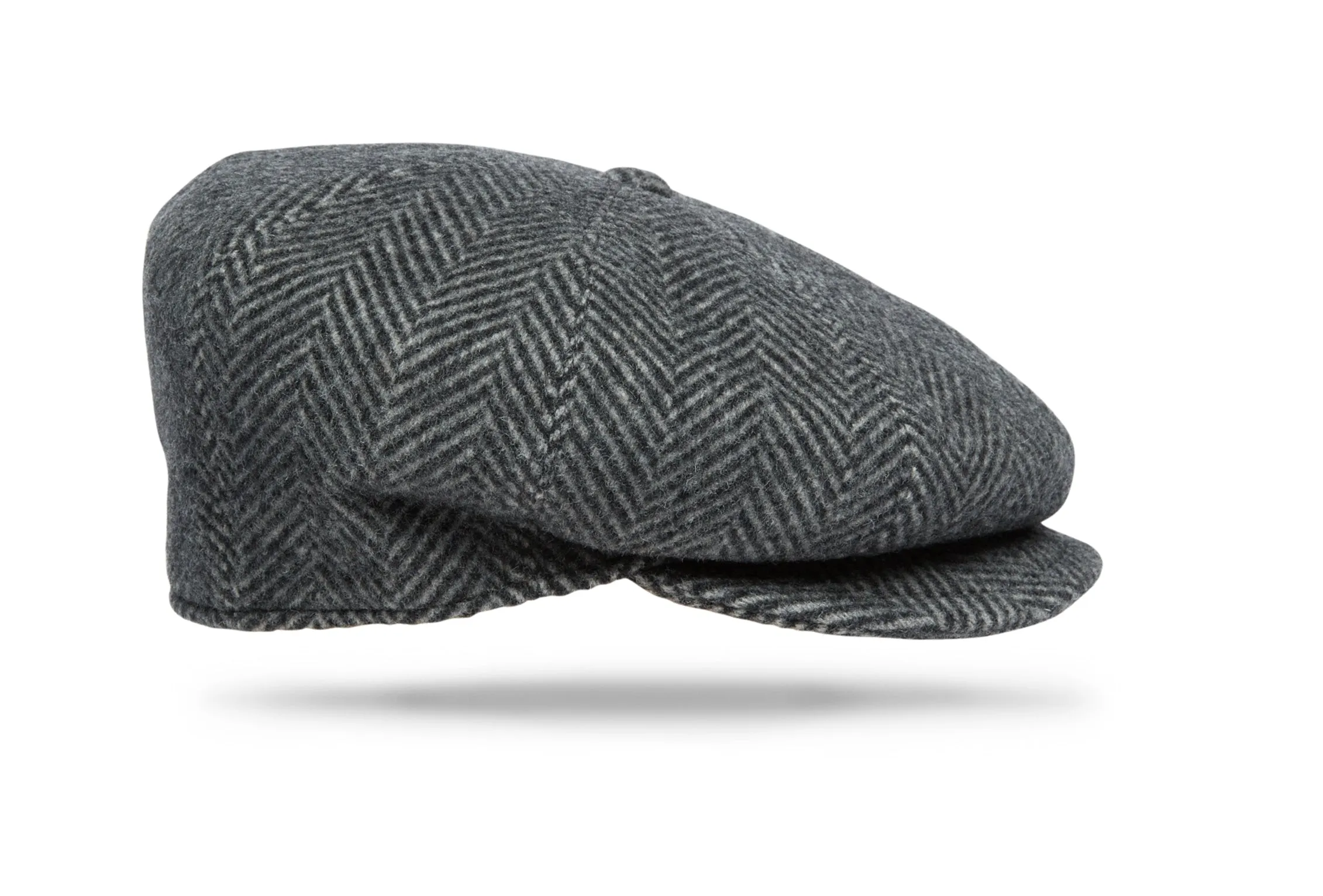 Wool Apple Jack - Grey Herringbone W