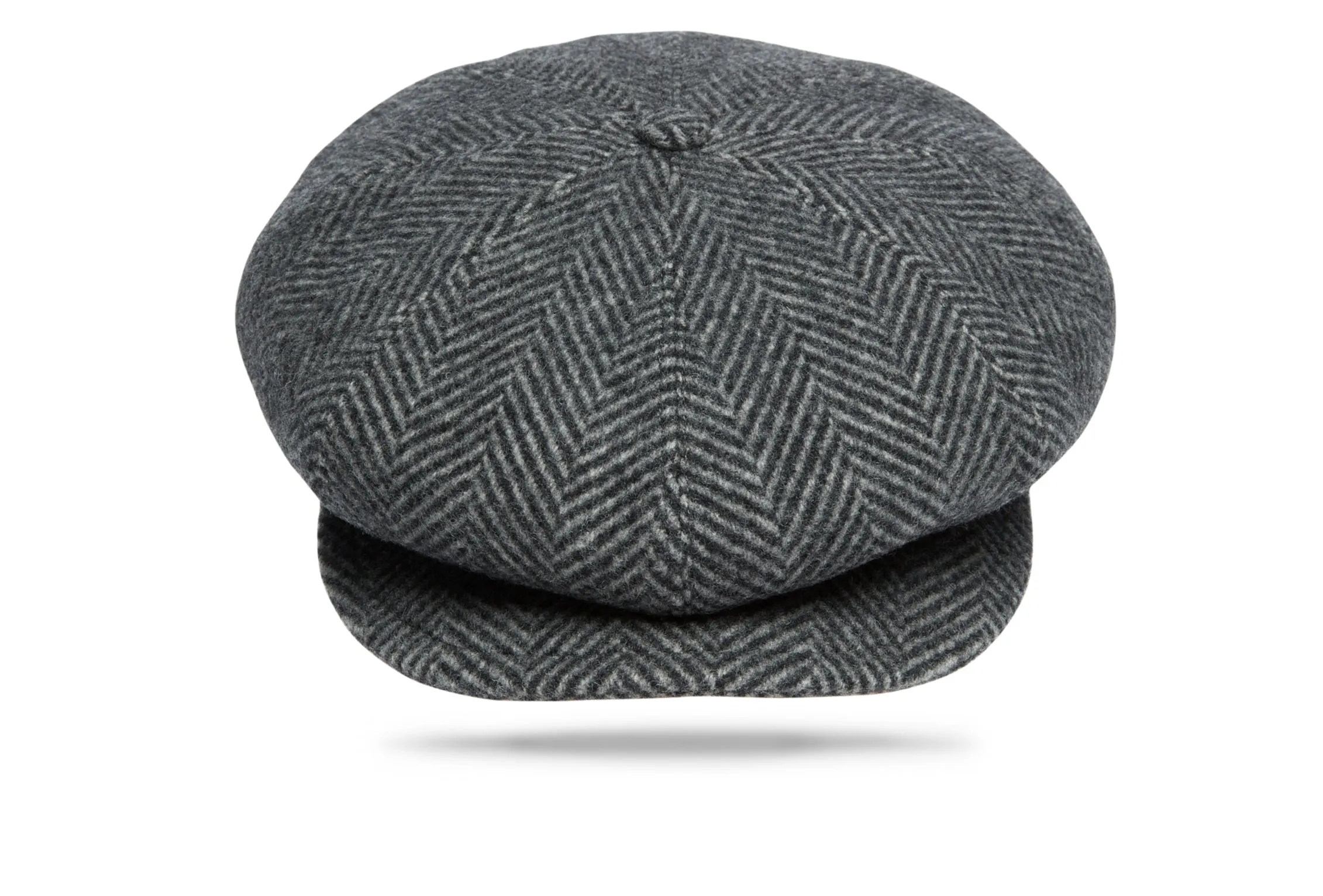Wool Apple Jack - Grey Herringbone W