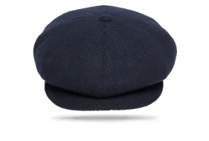 Wool Apple Jack - Midnight Herringbone W