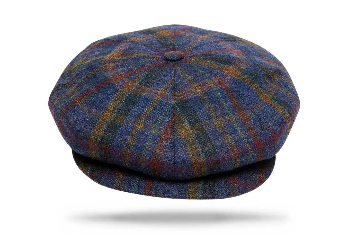 Wool Plaid Apple Jack - Navy Red