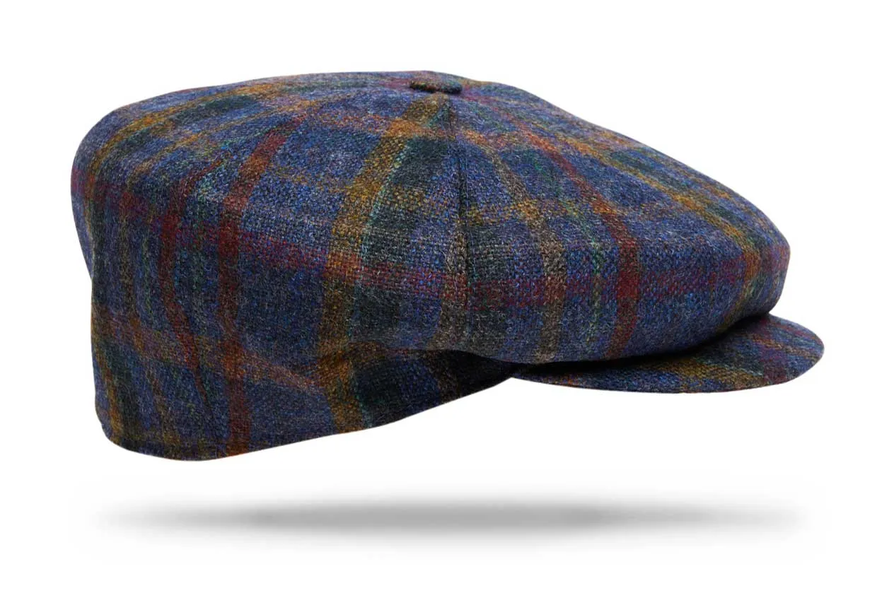 Wool Plaid Apple Jack - Navy Red