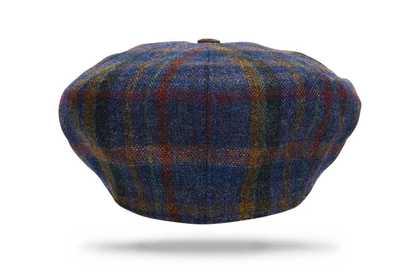 Wool Plaid Apple Jack - Navy Red
