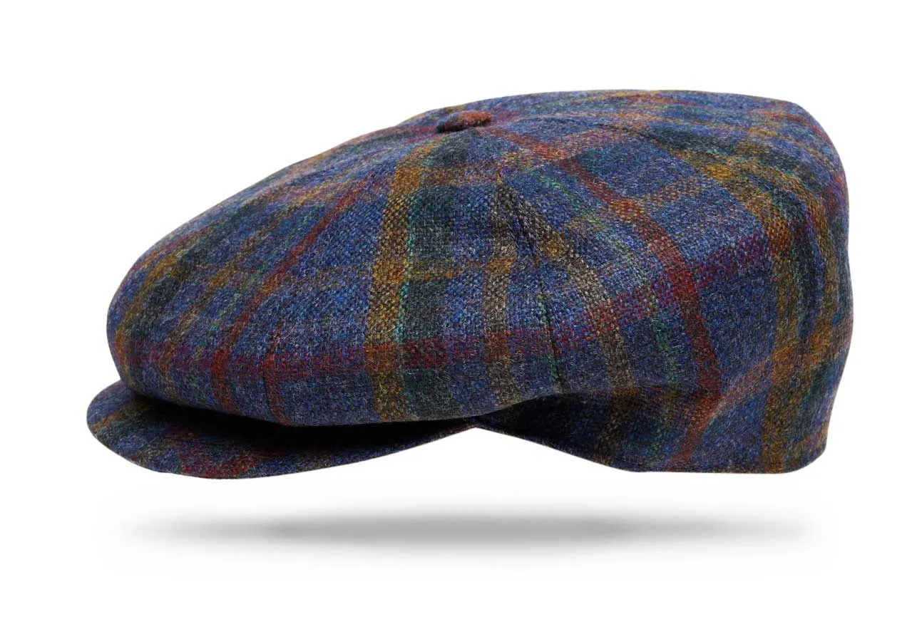 Wool Plaid Apple Jack - Navy Red