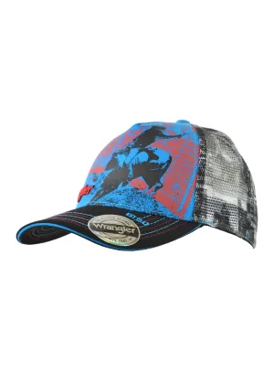 Wrangler Gallant Boys Trucker Cap Blue & Black