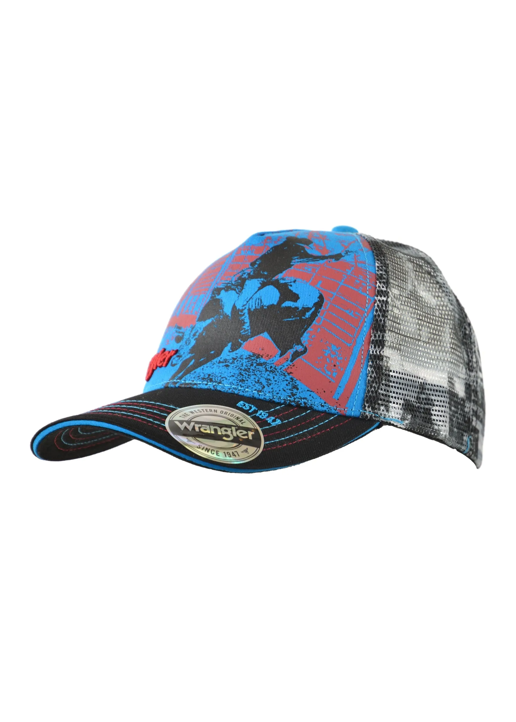Wrangler Gallant Boys Trucker Cap Blue & Black