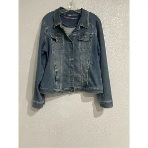 Wrangler Jean Jacket Blue Classic Casual Country Cowgirl XL