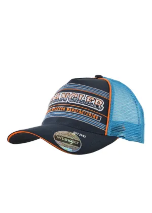 Wrangler Lawrence Trucker Cap Navy Marle