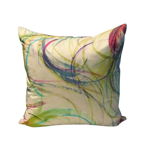 Yellow Silk Throw Pillows - Throw Pillows