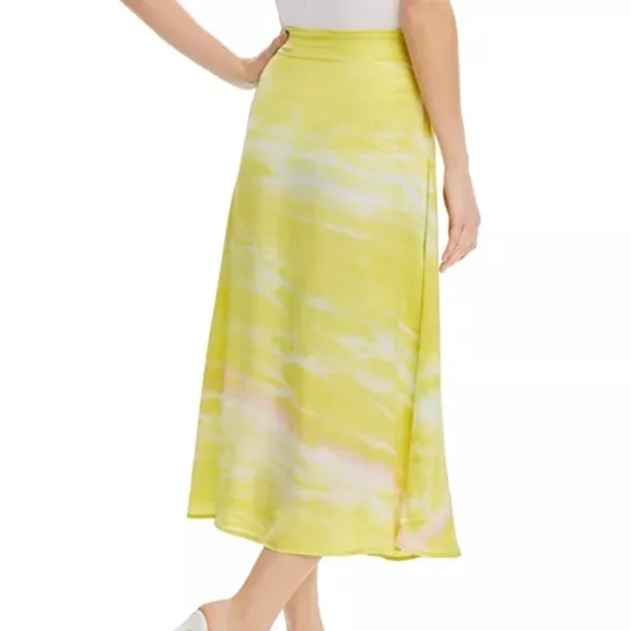 YFB Savanna Twist Tie Dye Midi Skirt NWT