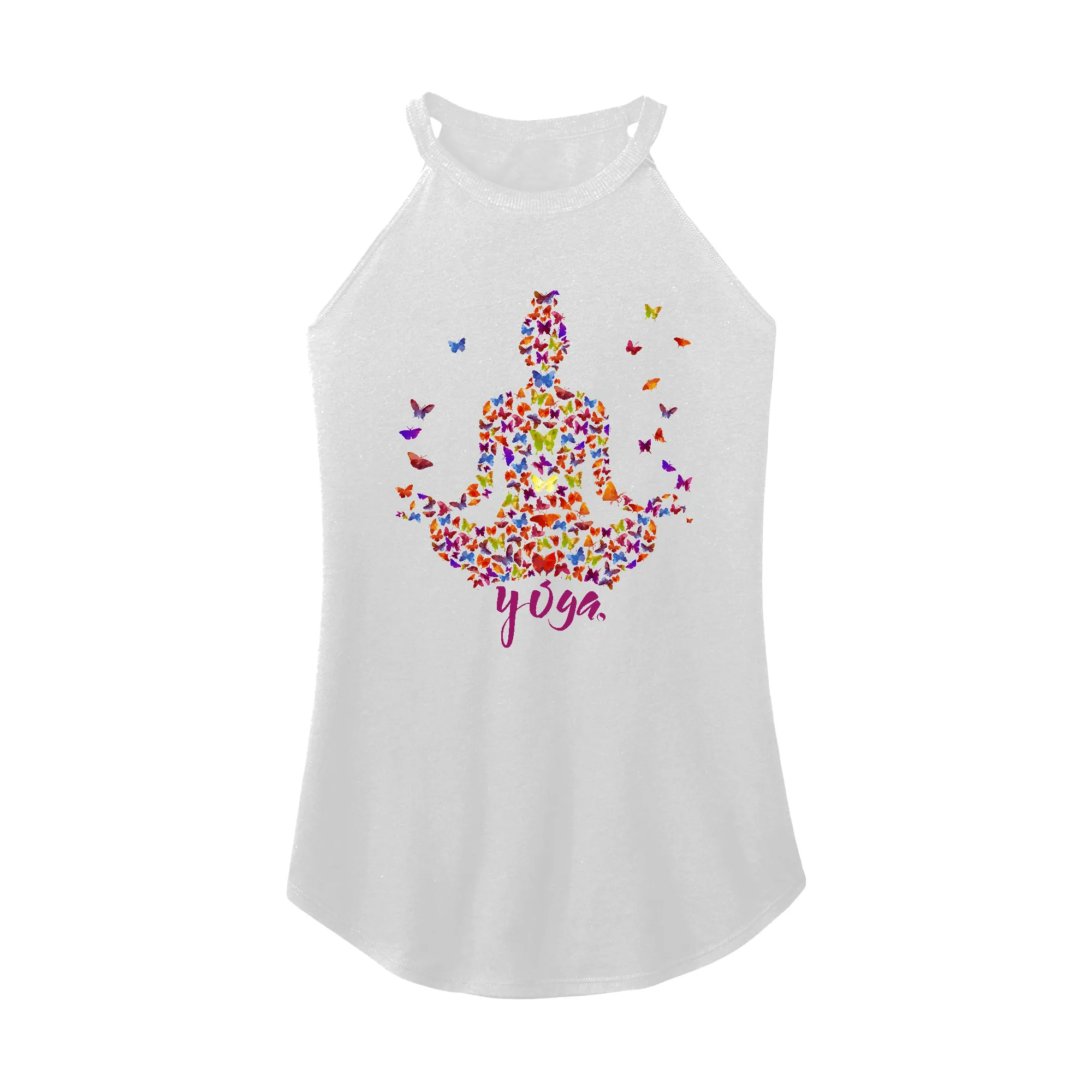 Yoga Butterfly Rocker Tank Top
