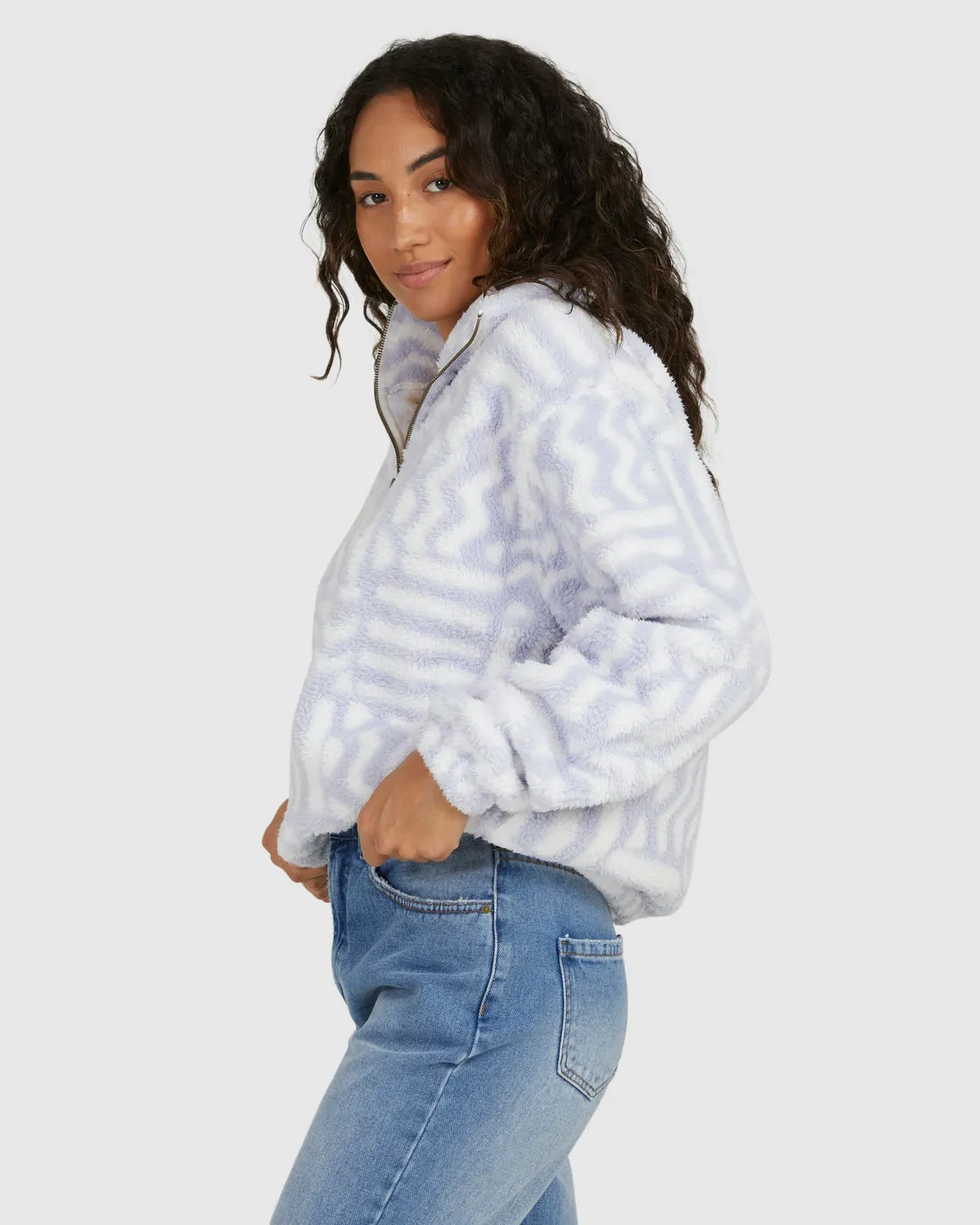 Your Smile Half Zip Crew