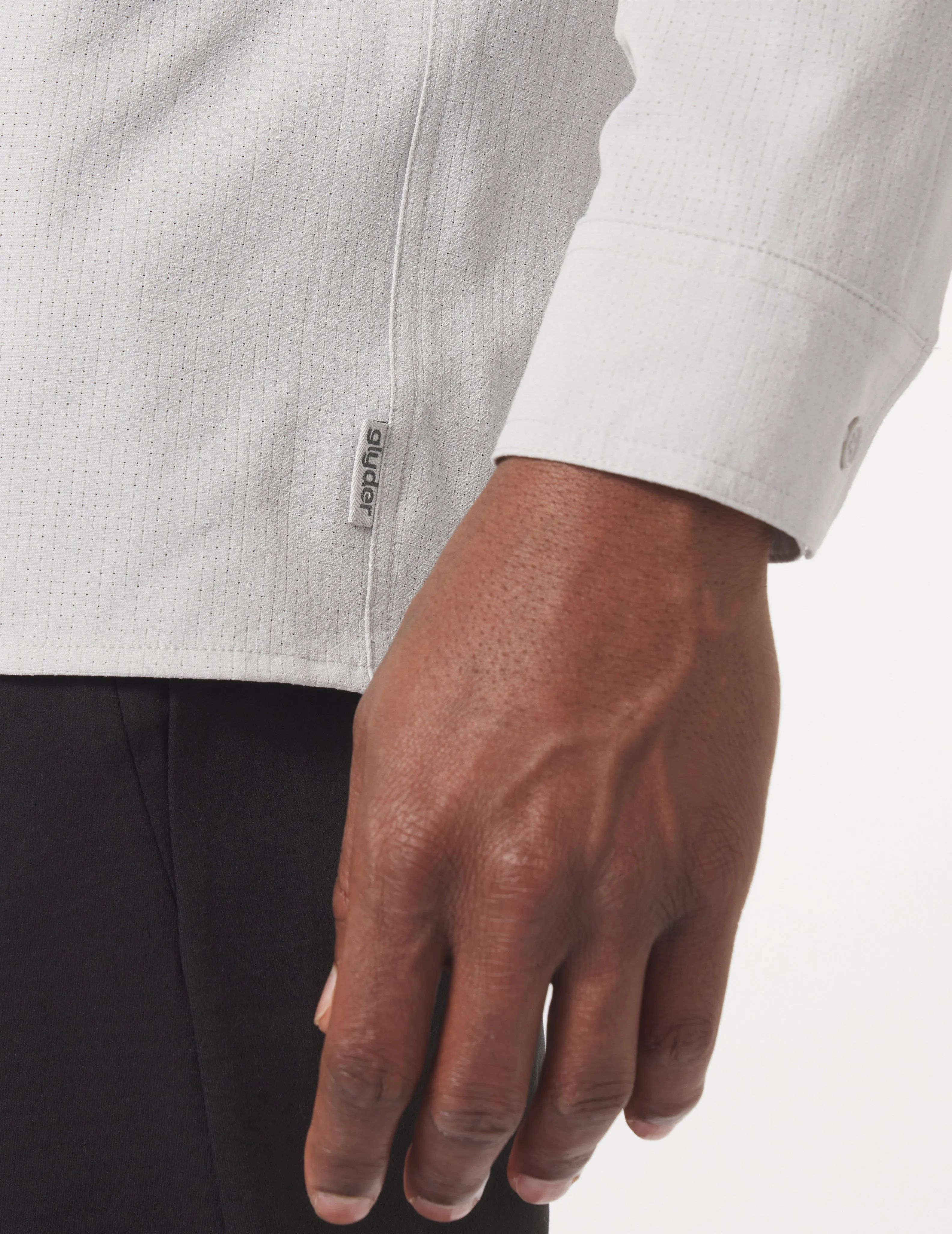 Zephyr Long Sleeve Shirt: Ash Grey